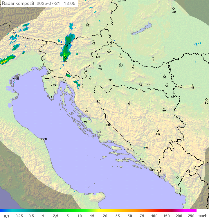 Padavine Hrvaška