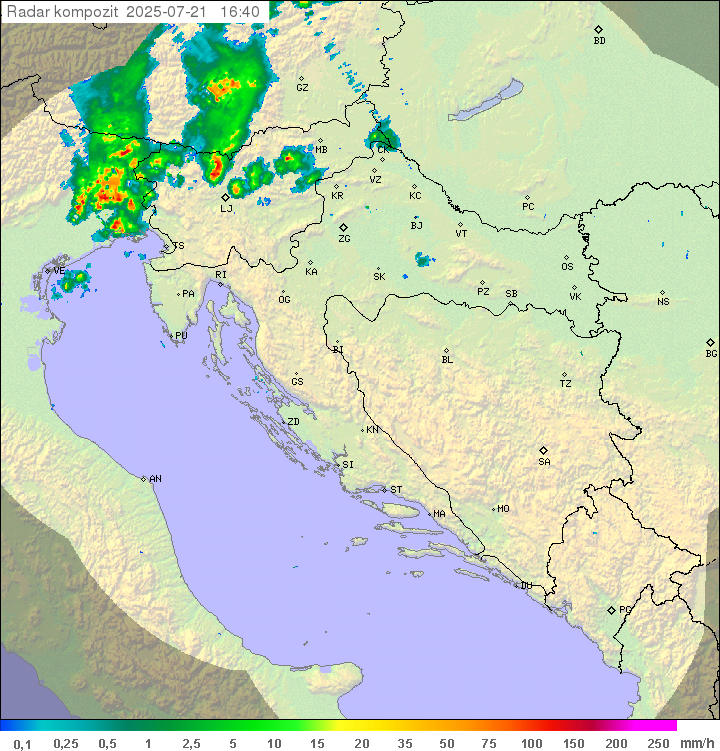 Padavine Hrvaška