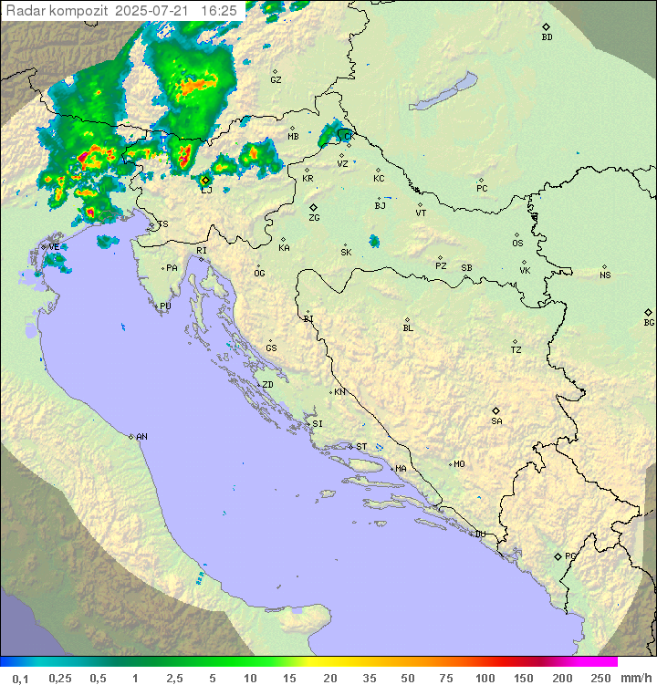 Padavine Hrvaška