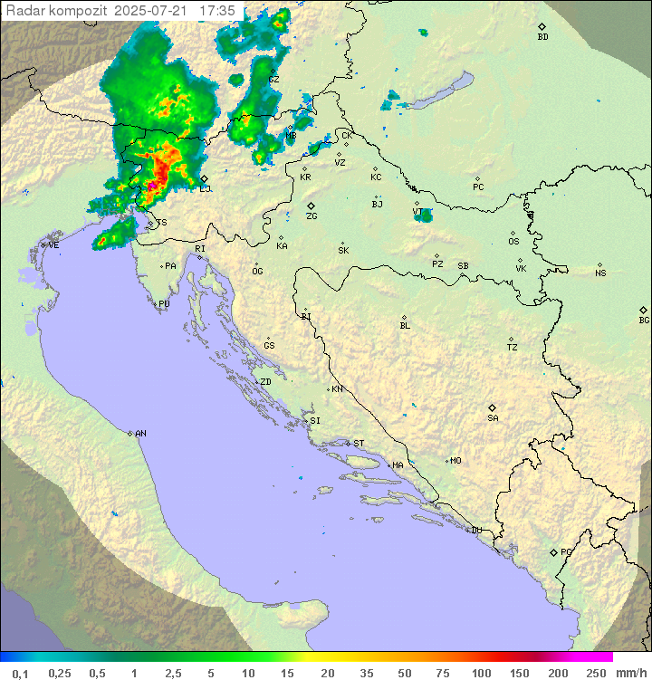 Padavine Hrvaška