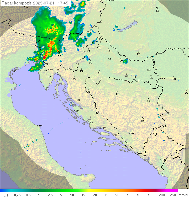 Padavine Hrvaška
