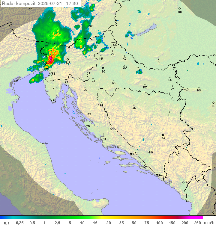 Padavine Hrvaška
