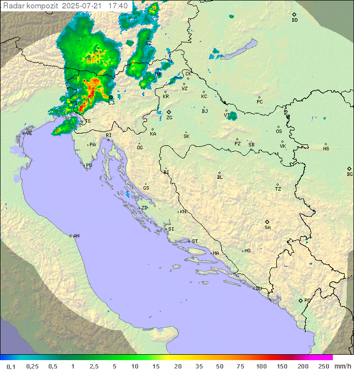 Padavine Hrvaška