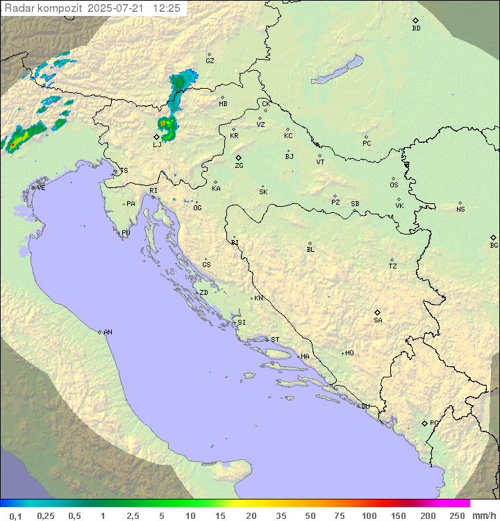 Padavine Hrvaška