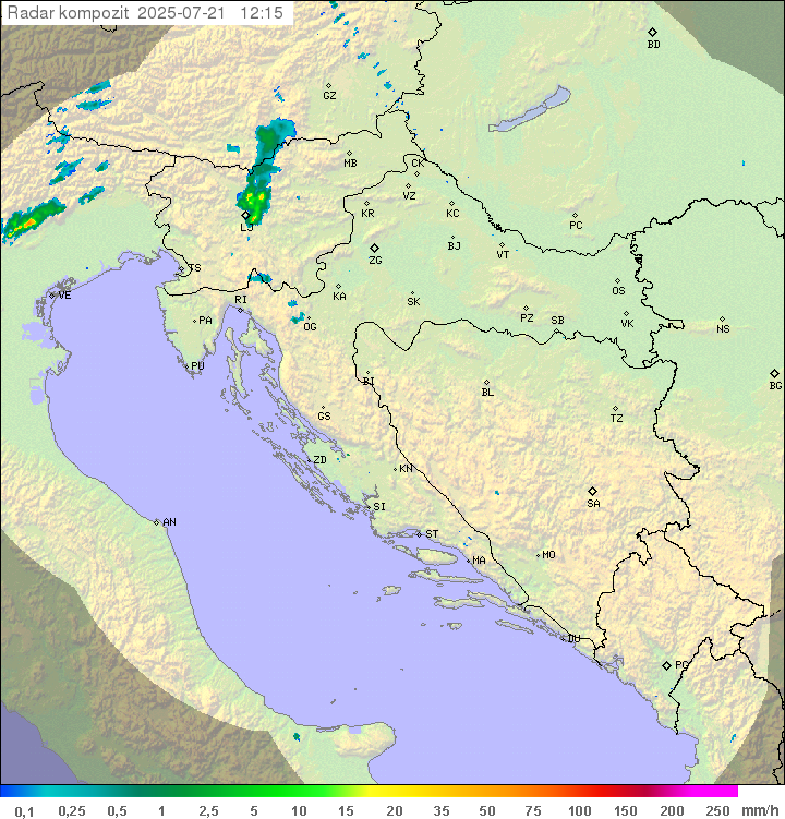 Padavine Hrvaška