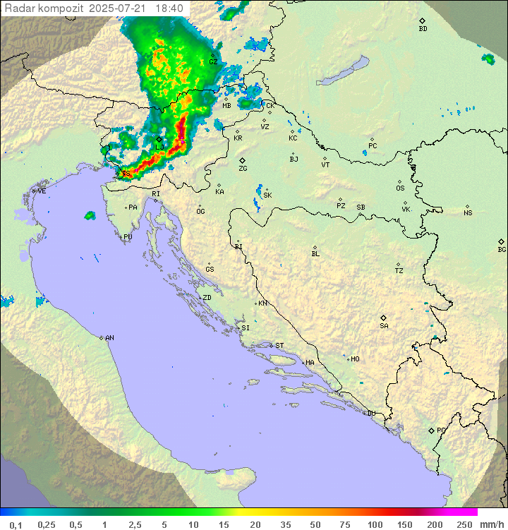 Padavine Hrvaška
