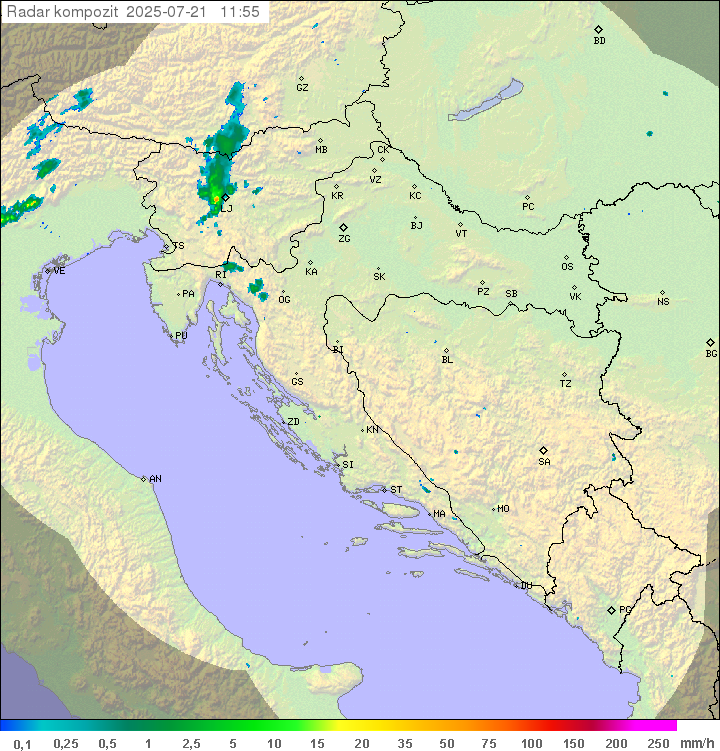 Padavine Hrvaška