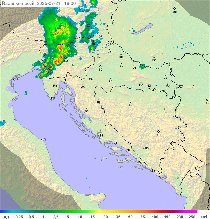 Padavine Hrvaška