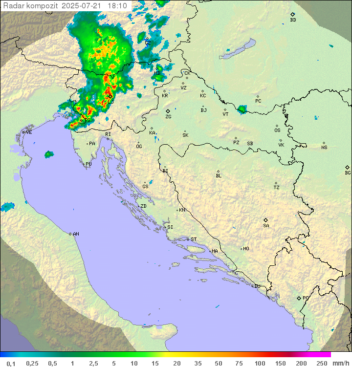 Padavine Hrvaška
