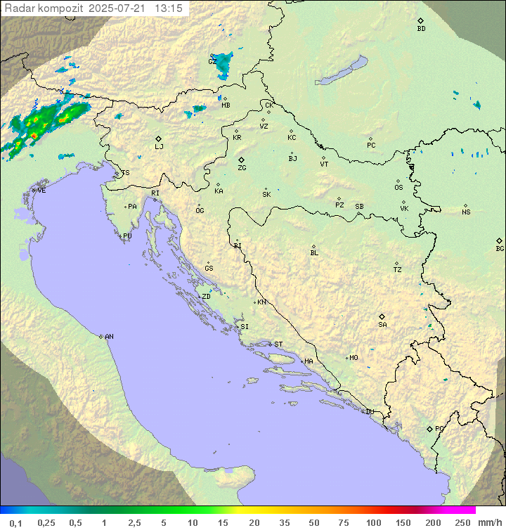 Padavine Hrvaška