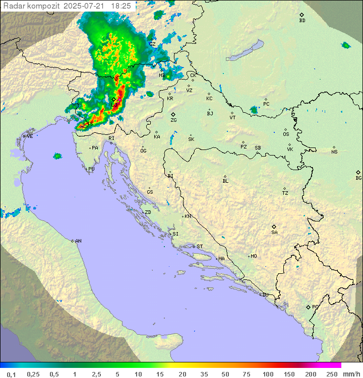 Padavine Hrvaška