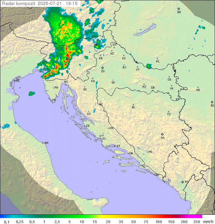 Padavine Hrvaška