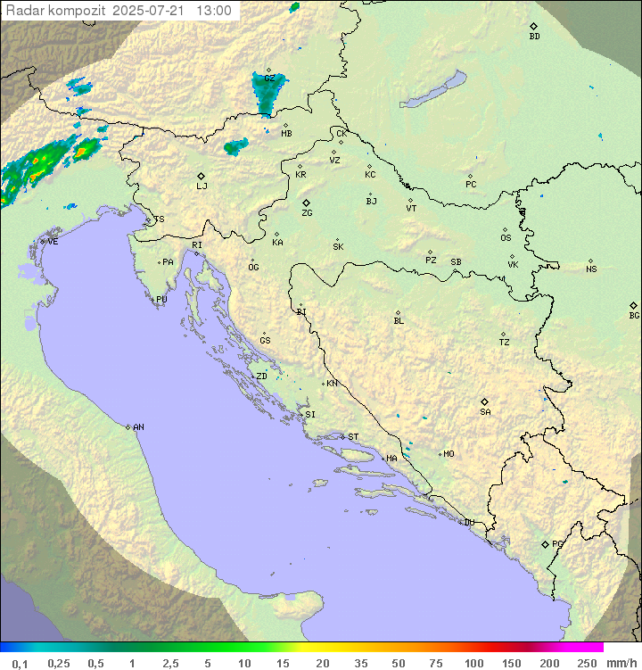 Padavine Hrvaška