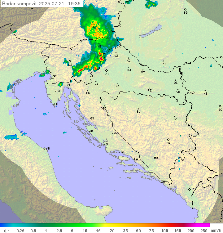 Padavine Hrvaška