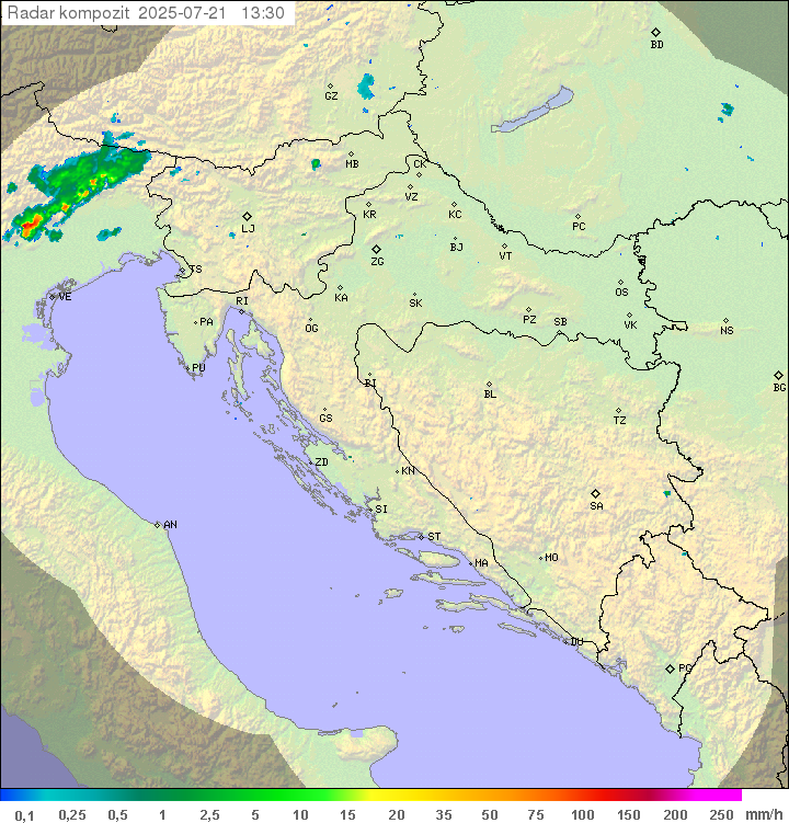 Padavine Hrvaška