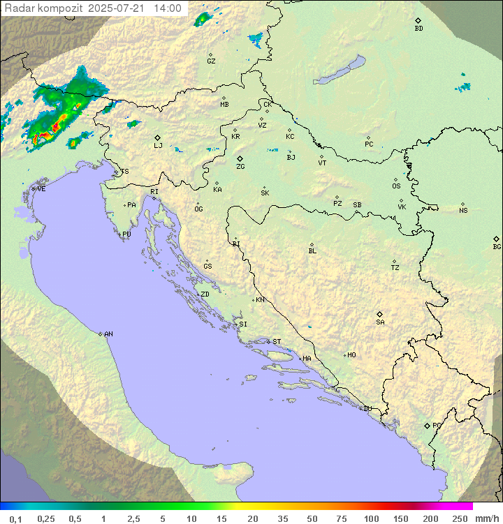 Padavine Hrvaška