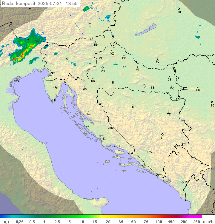 Padavine Hrvaška