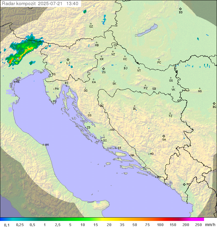 Padavine Hrvaška