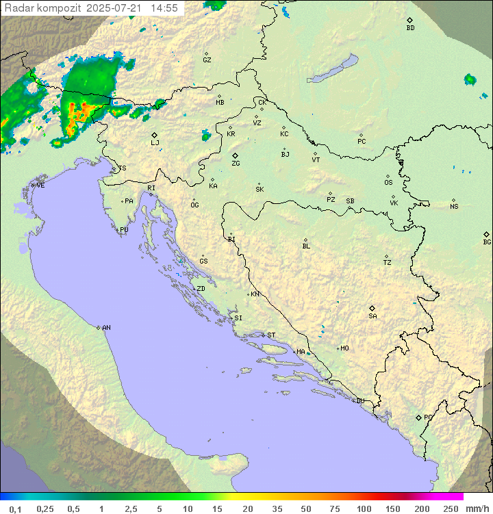 Padavine Hrvaška