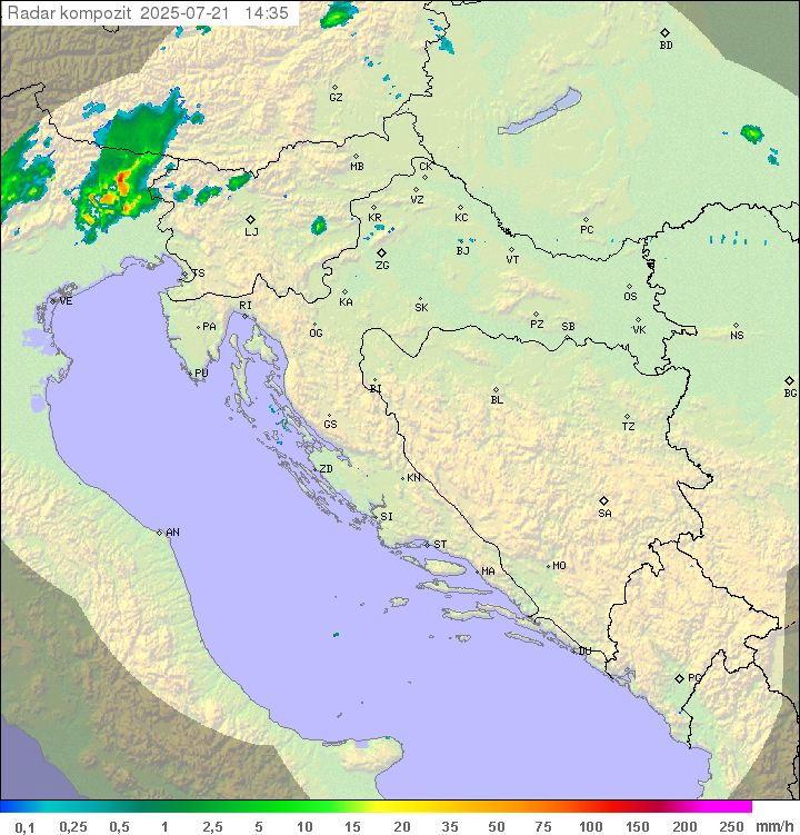 Padavine Hrvaška