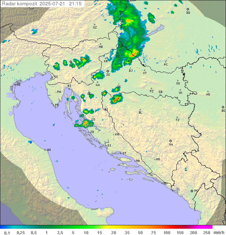 Padavine Hrvaška