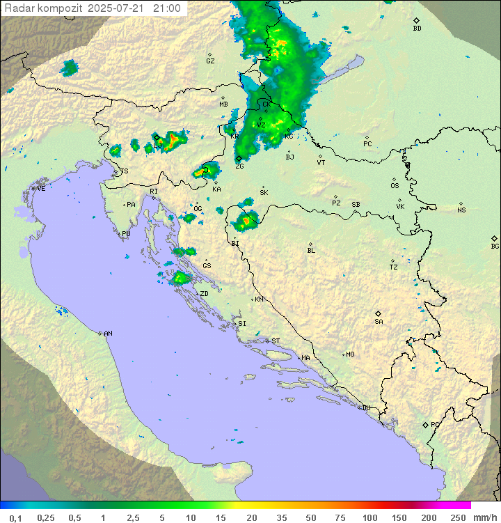 Padavine Hrvaška