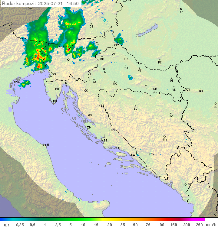 Padavine Hrvaška
