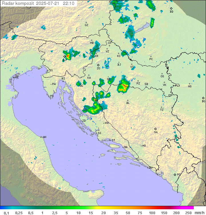 Padavine Hrvaška