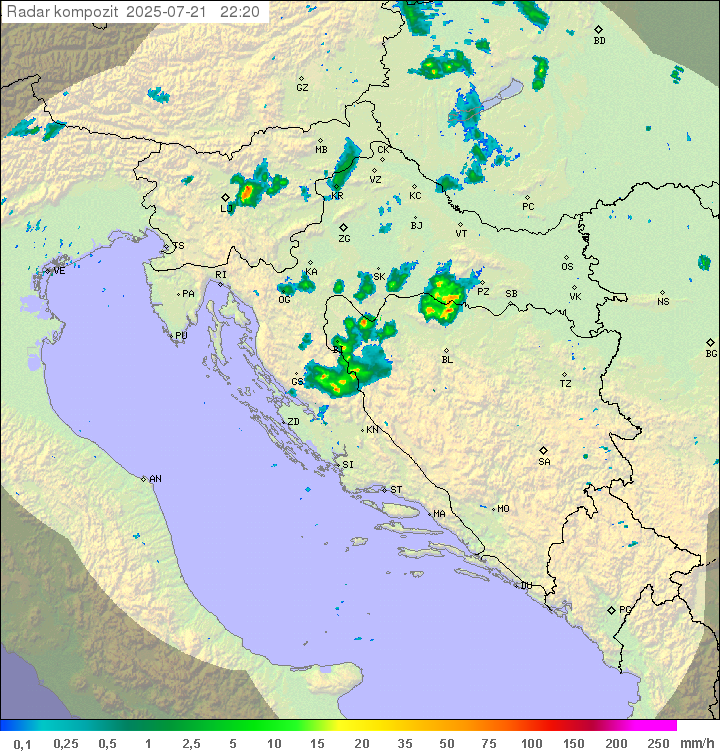 Padavine Hrvaška