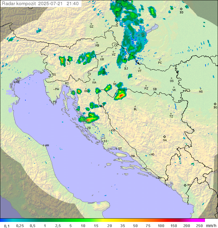 Padavine Hrvaška