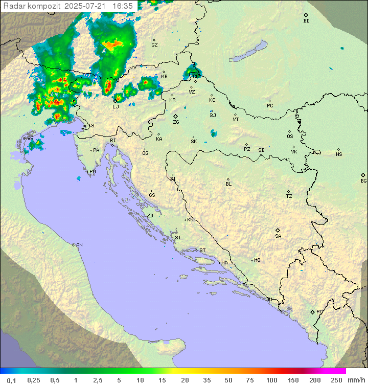 Padavine Hrvaška