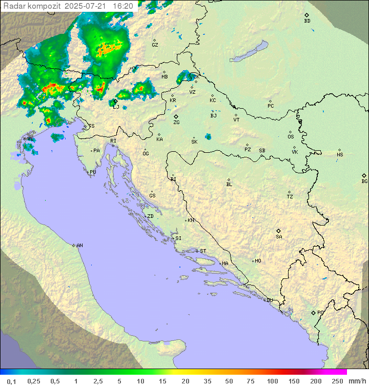 Padavine Hrvaška
