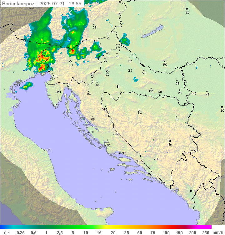 Padavine Hrvaška