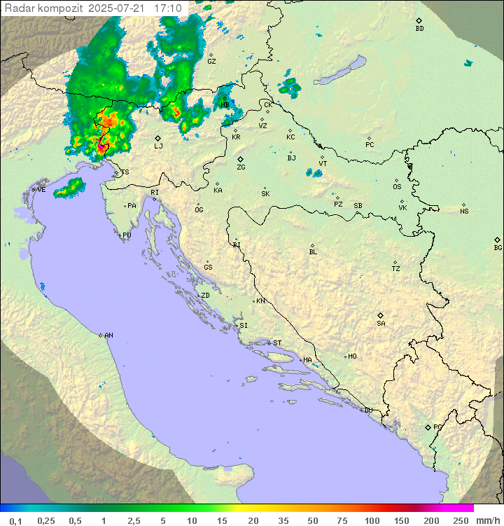 Padavine Hrvaška