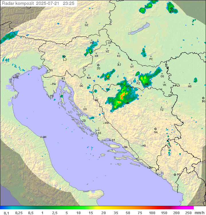 Padavine Hrvaška