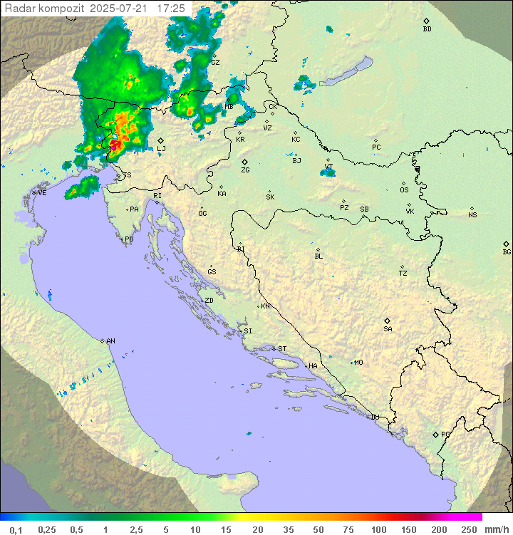 Padavine Hrvaška