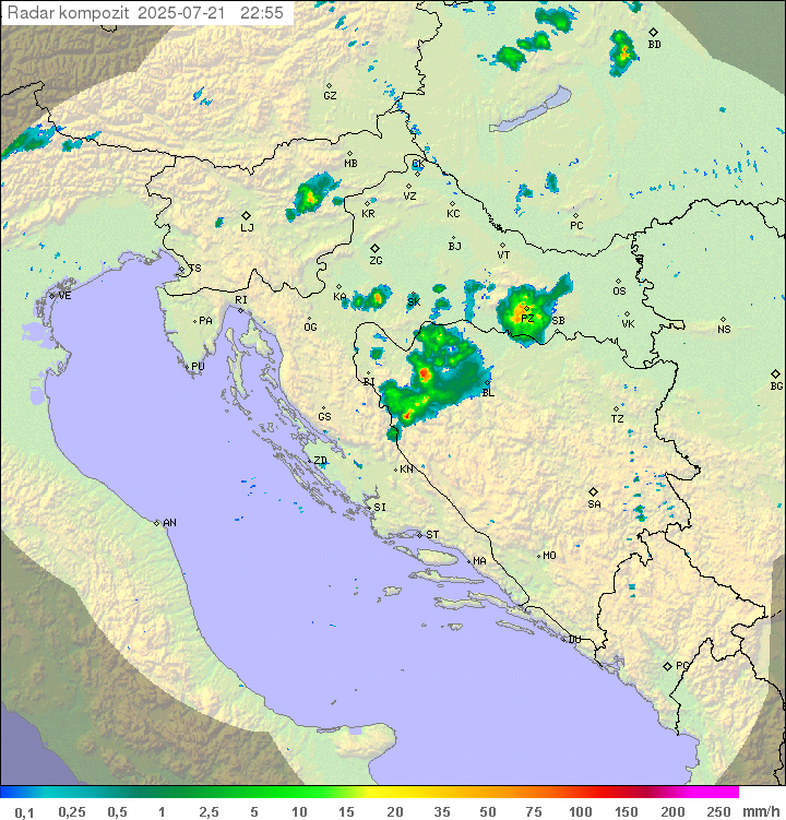 Padavine Hrvaška
