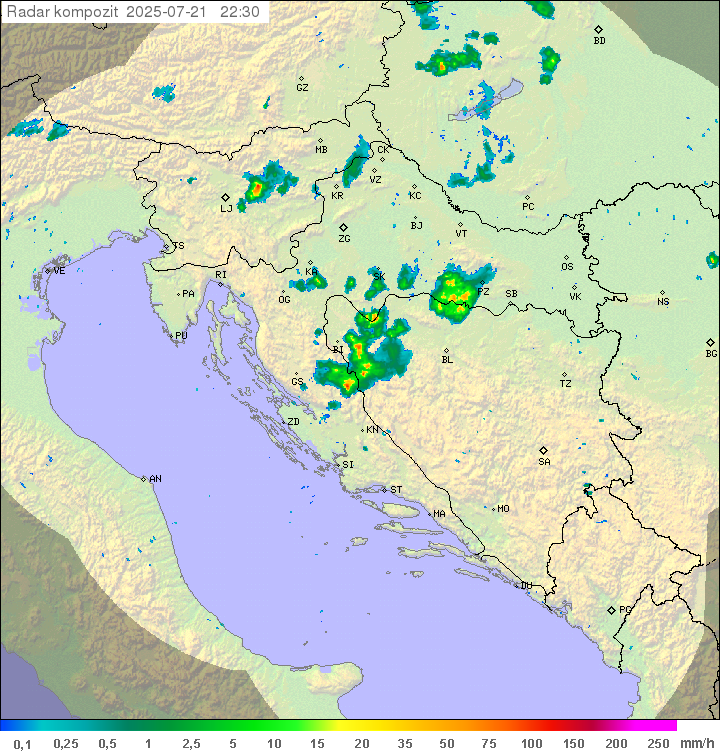 Padavine Hrvaška