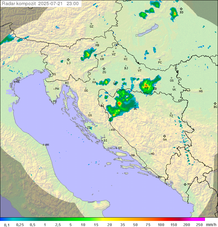Padavine Hrvaška