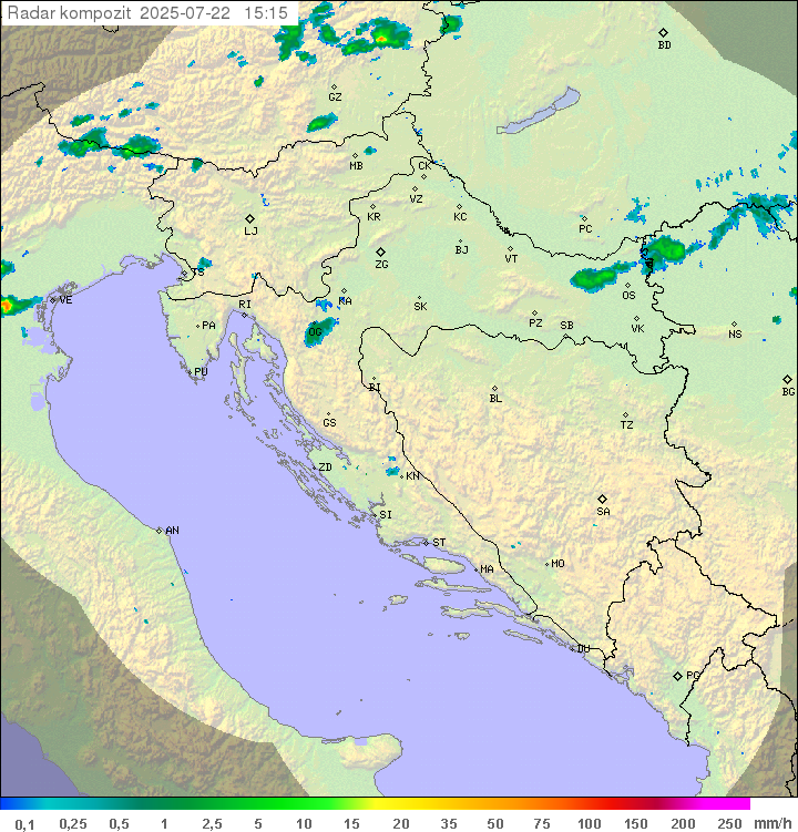 Padavine Hrvaška