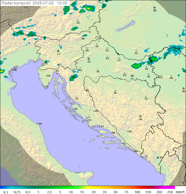 Padavine Hrvaška