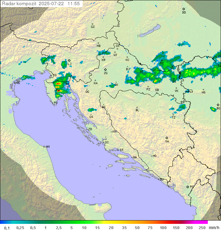 Padavine Hrvaška