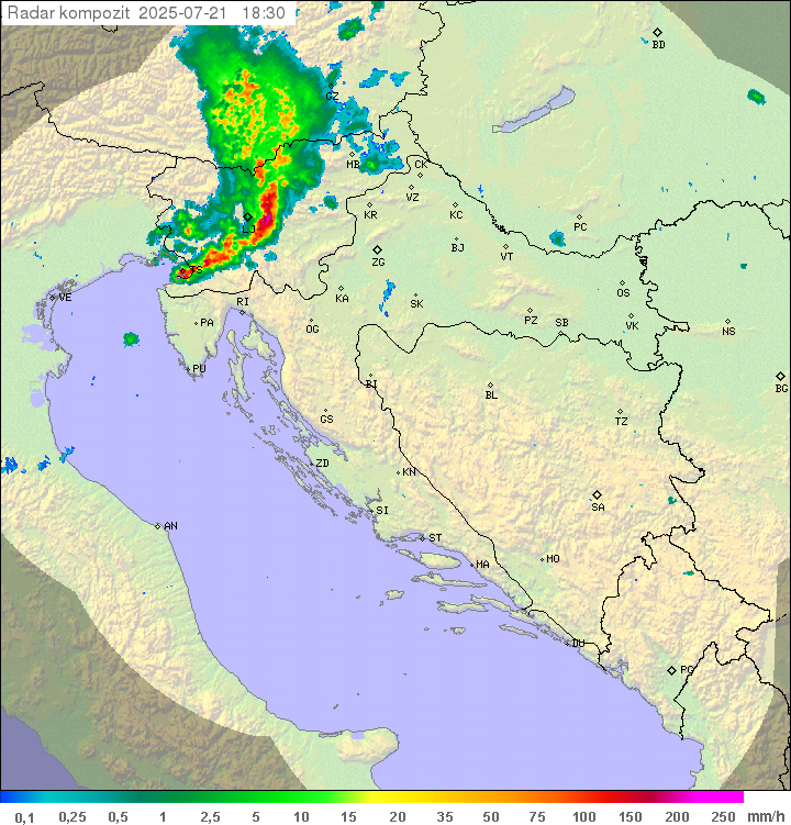 Padavine Hrvaška