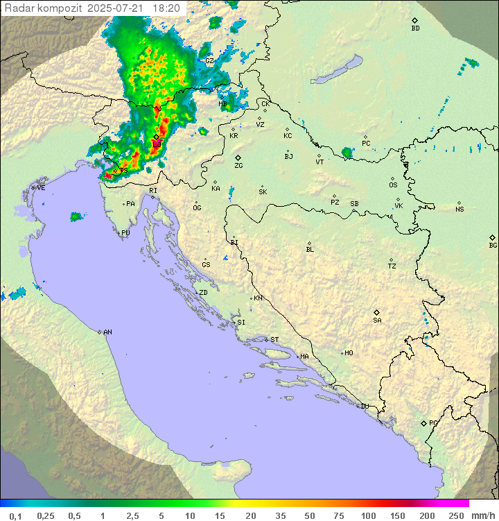 Padavine Hrvaška