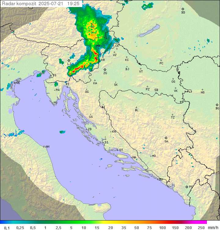 Padavine Hrvaška