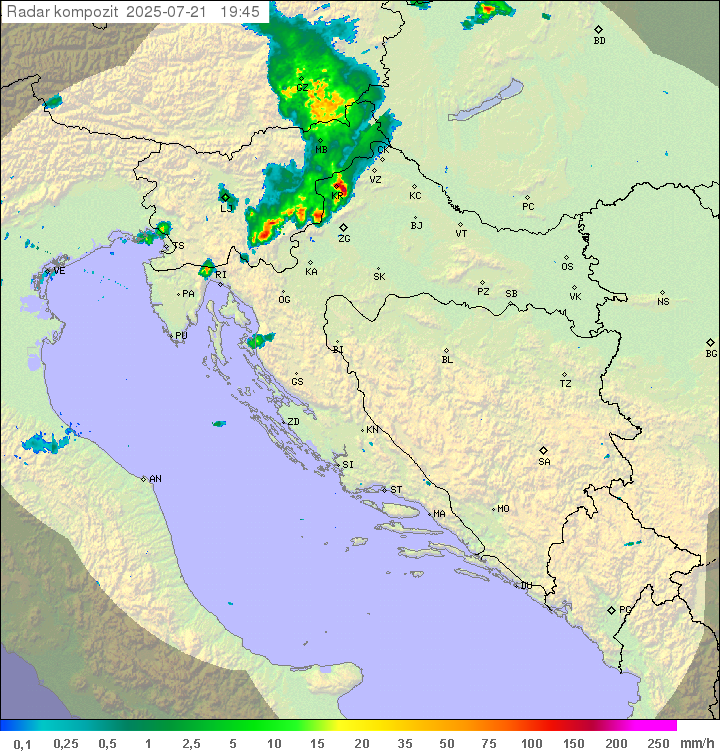 Padavine Hrvaška