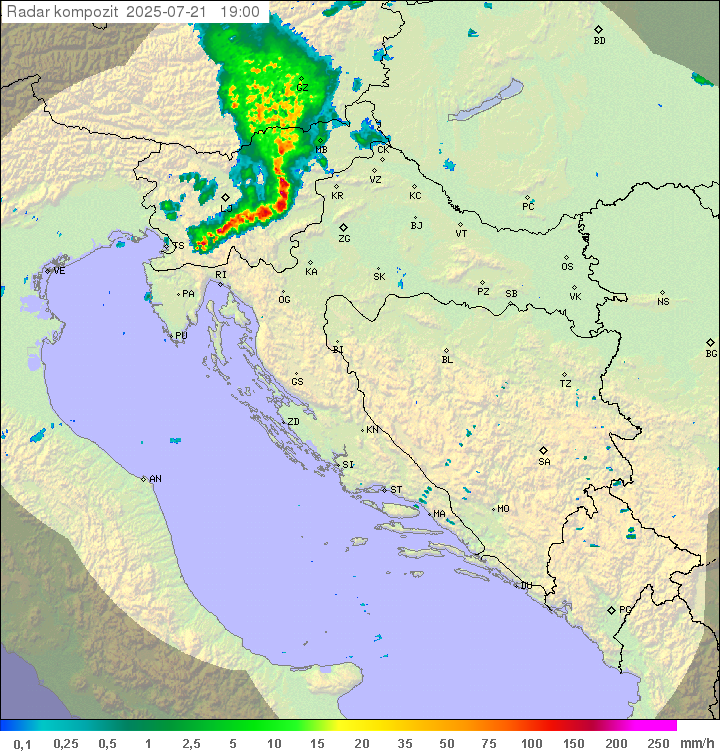 Padavine Hrvaška