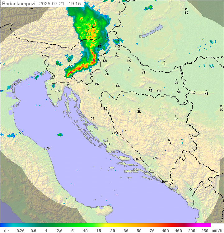Padavine Hrvaška
