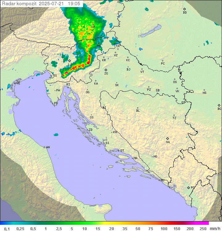 Padavine Hrvaška