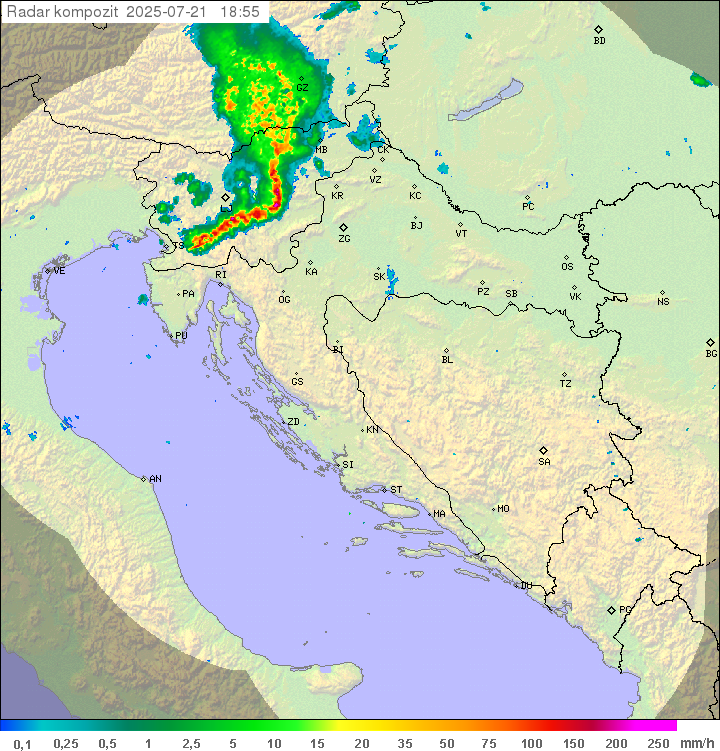 Padavine Hrvaška